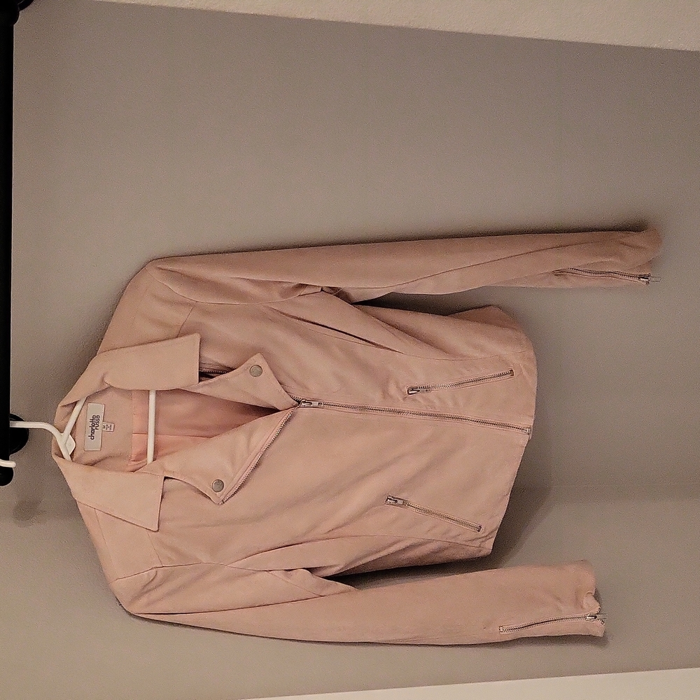Womens faux suede jacket